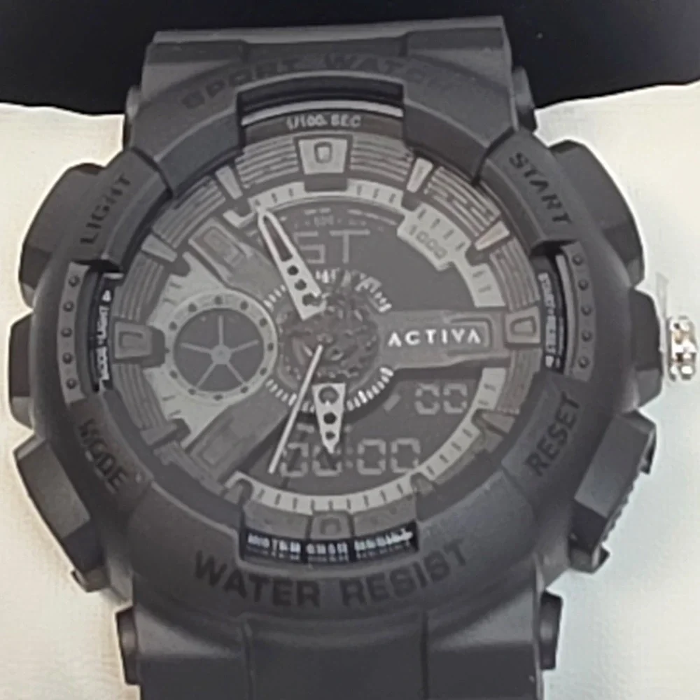 NEW Activa Pixel X Invicta Digital Unisex Watch - 50mm, Black (ACW499-013) #1094